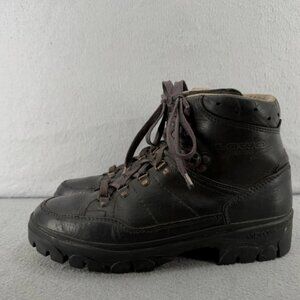 Lowa Trekking Brown Leather Boots Backpacking Hiking Hunting Lace up Mens 7.5 D